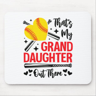 That's My Granddaughter Out There Softll Grandma G Mouse Pad