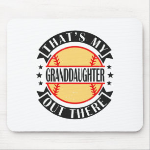 That's My Granddaughter Out There Softll Grandma G Mouse Pad