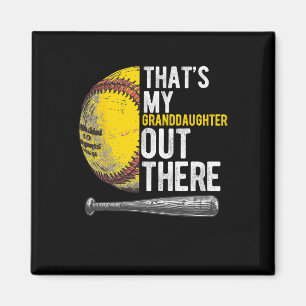 That's My Granddaughter Out There Softll Grandpa Magnet