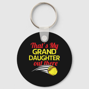 That's My Granddaughter Out There Softll Grandpare Key Ring