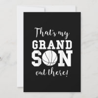 Thats My Grandson Out Re Basketball Grandma
