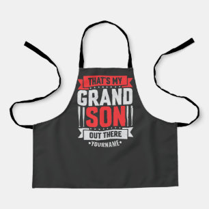 That's My Grandson Out There Baseball Apron