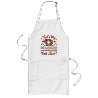 That's My Grandson Out There Baseball Grandma  Long Apron