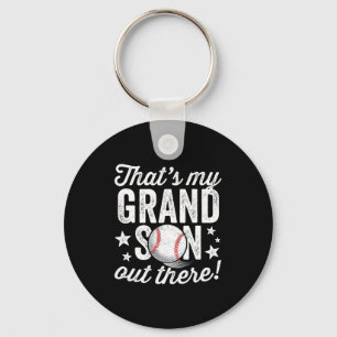Thats My Grandson Out There Baseball Grandma T Shi Key Ring