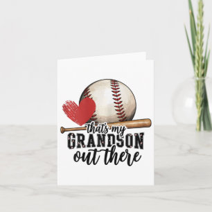 That's My Grandson Out There Bysebyll Grandma Moth Card