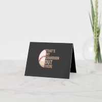 That's my Grandson Out There Funny Baseball Lover