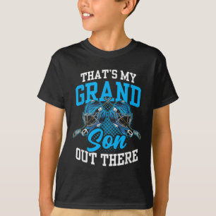 That's My Grandson Out There Ice Hockey Athlete Sp T-Shirt