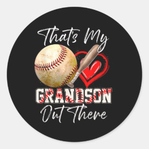 That's My Grandson Out There Sell Grandma Mothers Classic Round Sticker