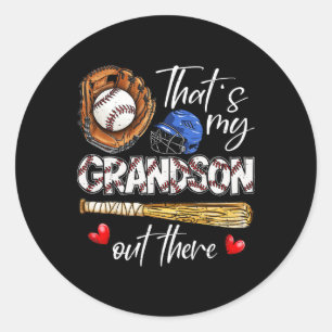 That's My Grandson Out There Sell Grandma Mothers Classic Round Sticker