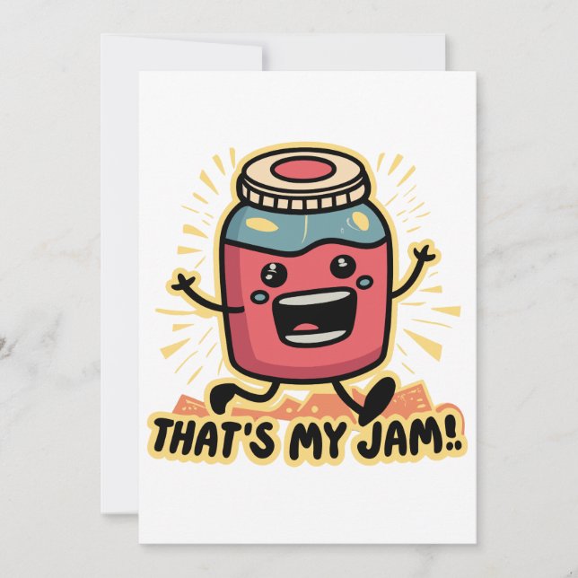 That's My Jam! Invitation (Front)