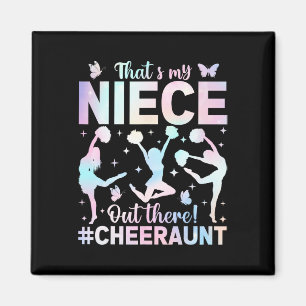 That's My Niece Cheer Aunt Cheerleading Auntie _3 Magnet