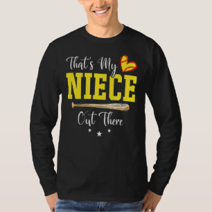 That's My Niece Out There Proud Softball Uncle Aun T-Shirt
