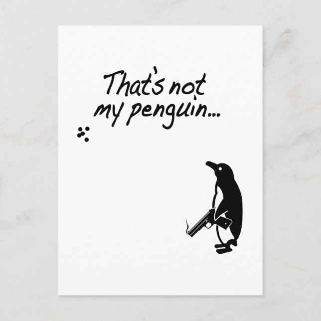 That's not my penguin Vertical Postcard (Front)