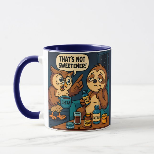That's Not Sweetener – Funny Coffee Design Mug (Left)