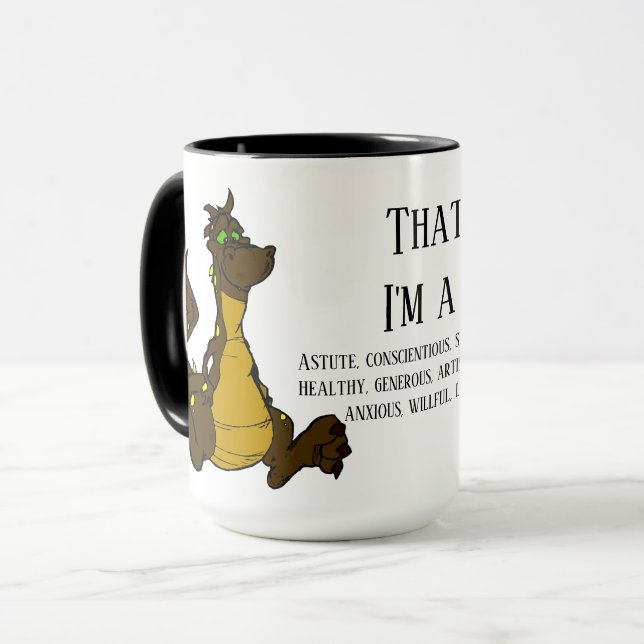 That's right, I'm a dragon! Mug (Front Left)