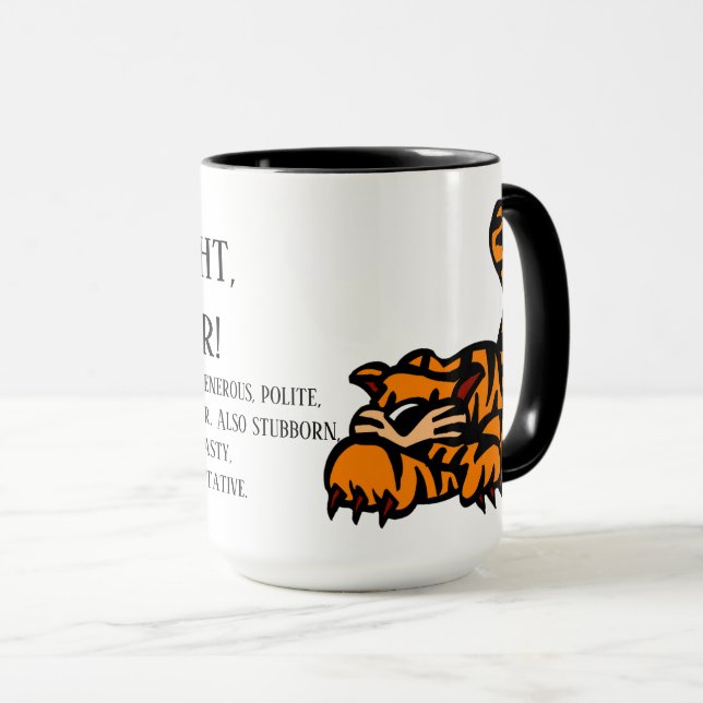 That's right, I'm a tiger Mug (Front Right)