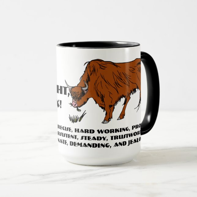 That's right, I'm an ox Mug (Front Right)