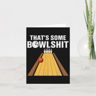 That's Some Bowl Retro Funny Bowler  Card