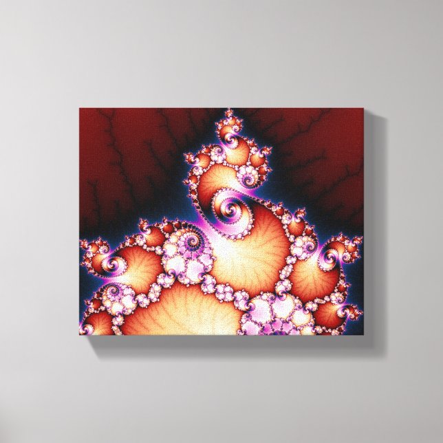 Thats The Point - Fractal Art Canvas Print (Front)
