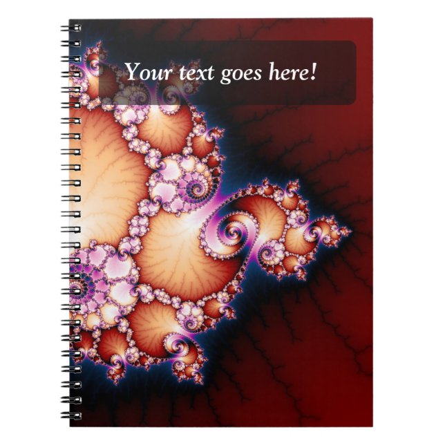 Thats The Point - Fractal Art Spiral Notebook (Front)