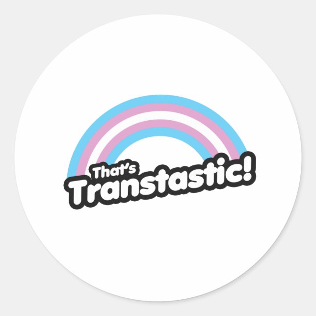 That's Transtastic Classic Round Sticker (Front)