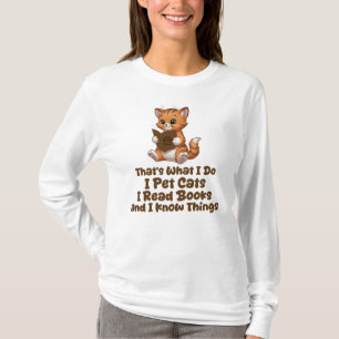 That's What I Do, Bookish Cat T-Shirt