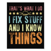 That's What I Do I Fix Stuff Funny Mechanic