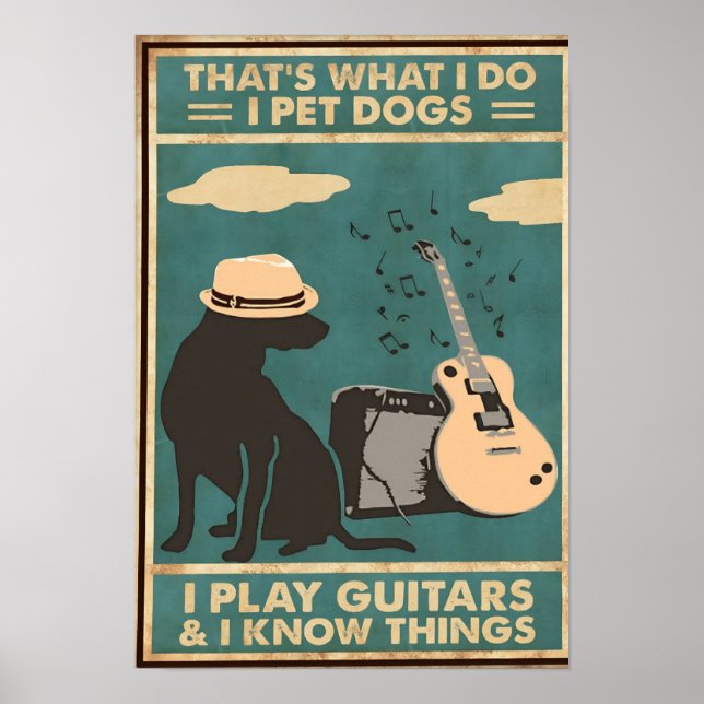 Thats What I do I pet Dog Poster (Front)