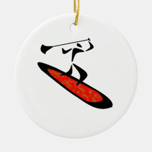 THATS WHATS SUP CERAMIC TREE DECORATION