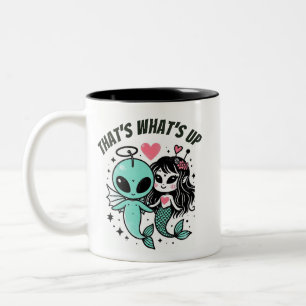 That's what's up Underwater Love Two-Tone Coffee Mug