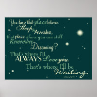 That's Where I'll Be Waiting Poster