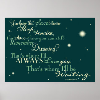 That's Where I'll Be Waiting Poster