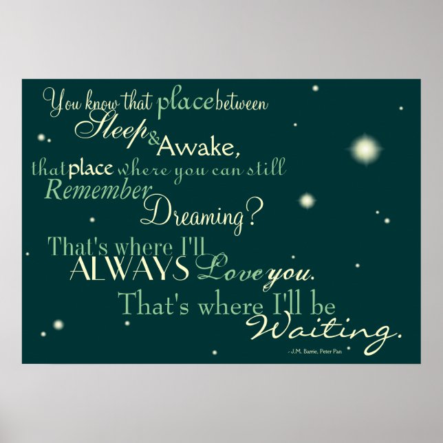 That's Where I'll Be Waiting Poster (Front)