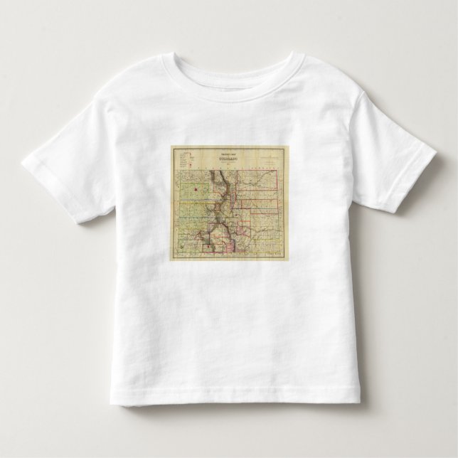 Thayer's map of Colorado 2 Toddler T-Shirt (Front)