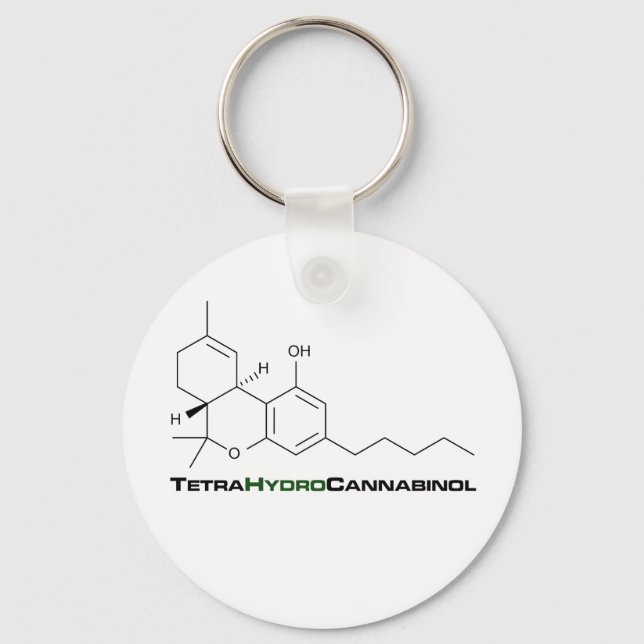 THC Weed Key Ring (Front)