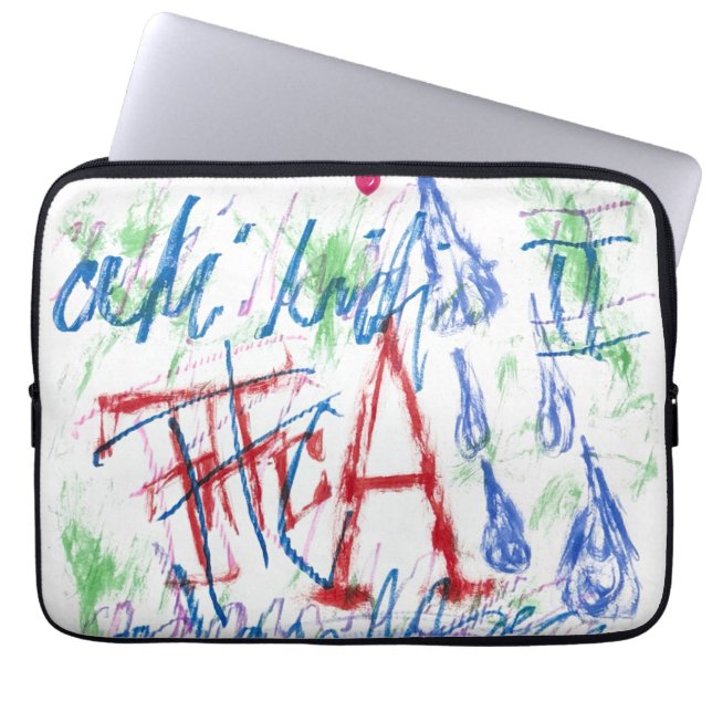 THCA thaddeus & crimson the $THCBand Laptop Sleeve (Front)