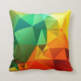 THCHS • Multicolored Polygonal Pillow