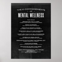 The 10 Commandments of Mental Wellness