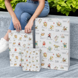 The 12 Days of Christmas   Holiday Medium Gift Bag