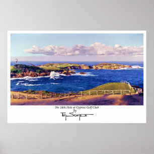The 16th Hole at Cypress Golf Club Poster