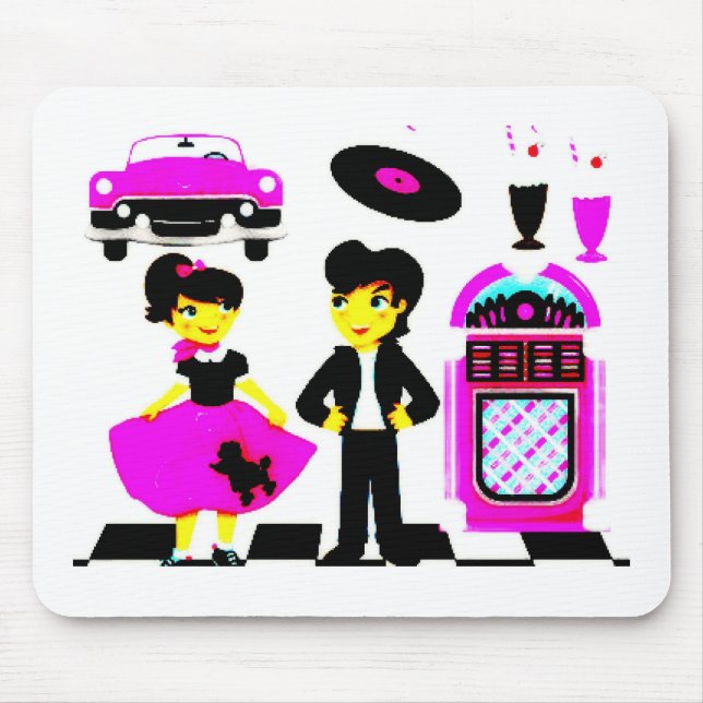 The 1950's mouse pad (Front)