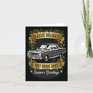 The 1967 Dodge Dart Clic Holiday Cheer Apparel  Card