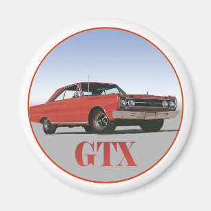 THE 1967 RED GTX MAGNET
