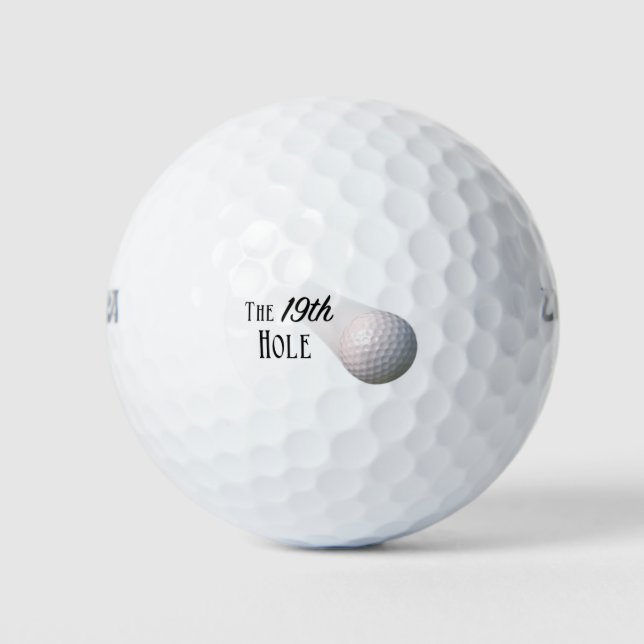 The 19th Hole Golf Balls (Front)
