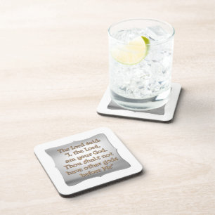 The 1st Commandment Coaster