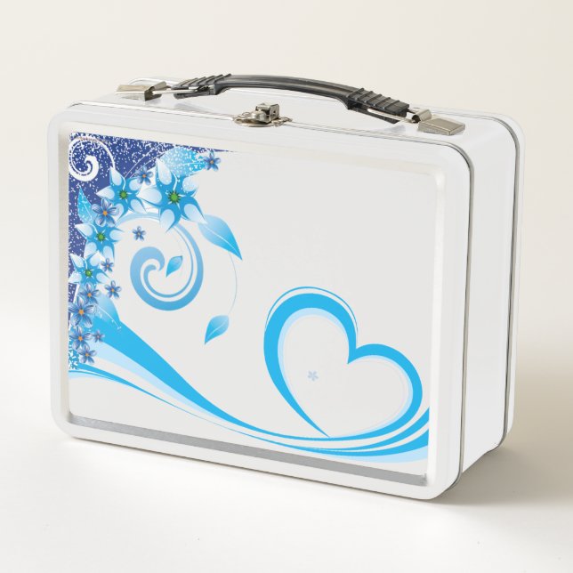 the 2024 Fall collection Lunchbox Blue swirls whit (Front)