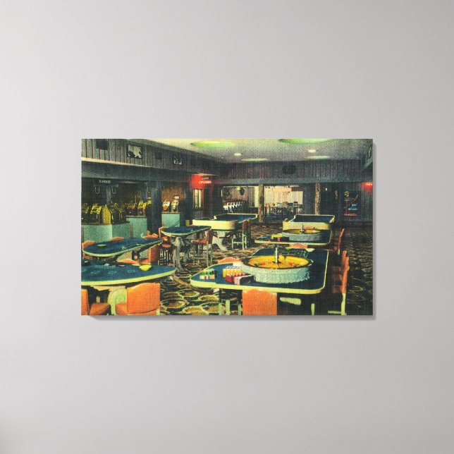 The 21 Club Casino, Hotel Last Frontier Canvas Print (Front)