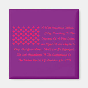 The 2nd Amendment US Flag #USAPatriotGraphics © Magnet