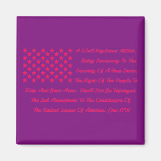 The 2nd Amendment US Flag #USAPatriotGraphics © Magnet
