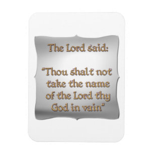 The 2nd Commandment Magnet